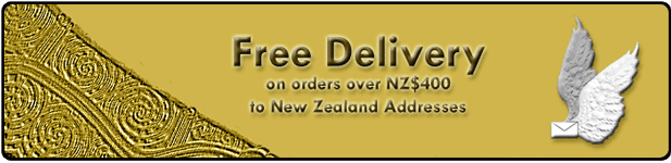 Free delivery on orders over NZ$400 to NZ Addresses